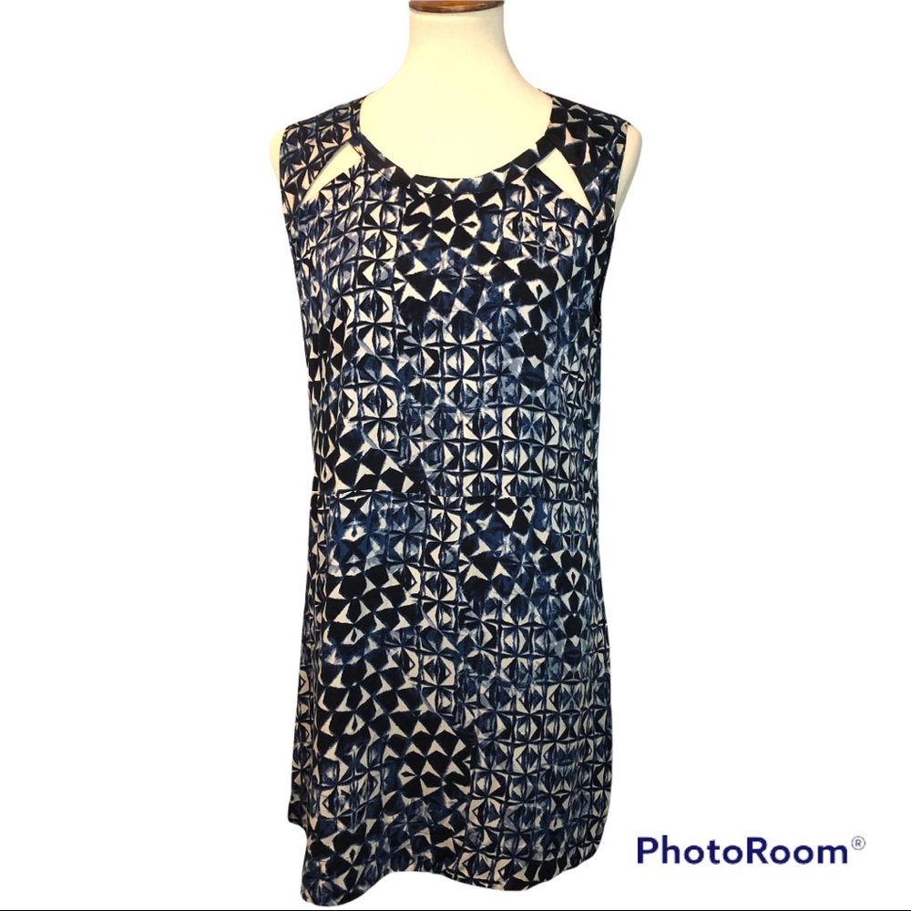 Lucky Brand Geo Print Shift Dress size S